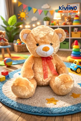 Image of Soft Toy Cuddly Teddy Bear| 42cms for Girls & Boys Plush Stuffed Animals Ultra Soft Toys |Perfect for Birthday Gifts (Teddy Bear, Brown, 42cms)