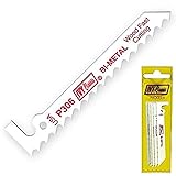 IVY Classic 28230 P306P 3-Inch 6 TPI Wood Cutting Bayonet-Shank Jig Saw Blade, Bi-Metal, USA, 5-Pack