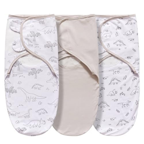 Image of Baby Swaddle Blanket, Adjustable Swaddle Blanket, 3 Pack | Newborn 0-3 Months, Small-Medium, Easy Change Infant Wrap, Adjustable