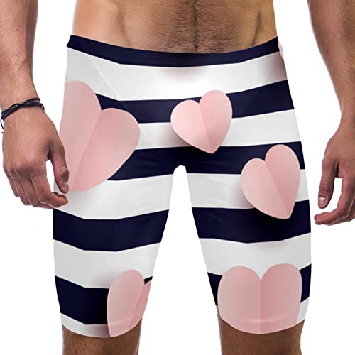 Jammers a rayas para hombre HUI JIN SHOP: traje de baño de natación Multicolor