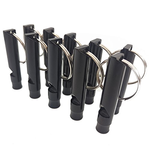 Woodcovo 10 Pack Aluminum Whistle