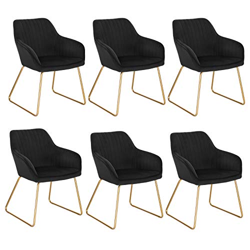 WOLTU Esszimmerstühle 6er Set Küchenstühle Wohnzimmerstühle...
