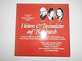  LP Vinyl - Heiteres und Besinnliches auf Plattdeutsch - Lieder im Volkston von Kieckbusch nach Groth Hinrichs Budich Claudius Kienau Döntjes