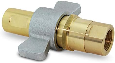 1" NPT Wet-Line Wing Nut Hydraulic Quick Disconnect Coupler/Coupling Set