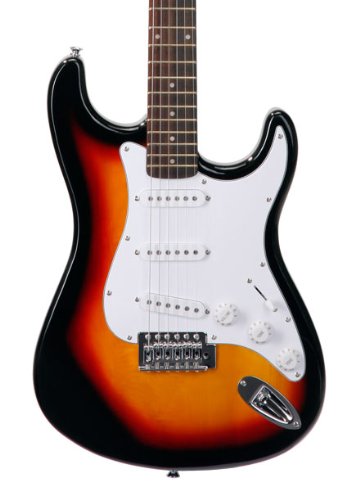 Rocktile Sphere Classic Guitare Électrique Sunburst + École de Guitare - Les Beatles, Paul McCartney, John Lennon, RIngo Starr, George Harrison Rocktile Sphere Classic Guitare Électrique Sunburst + École de Guitare – Image 4