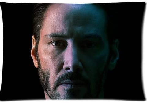 Velishyshy Keanu Reeves As John Wick Pillowcases Custom Pillow Case Cushion Cover 20 X 30 Inch Two Sides