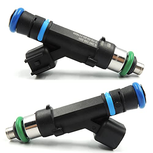 HiSport Fuel Injector 6 PCS 0280158020 Compatible with Dakota Mitsubishi Liberty Jeep Dodge 3.7L