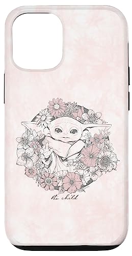 Coque iPhone 12 Mandalorian Grogu parfaite pour l'école et les sorties