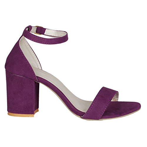 Image of Misto Women's and Girl's Formal Casual Suede Leather Block Heel Sandal