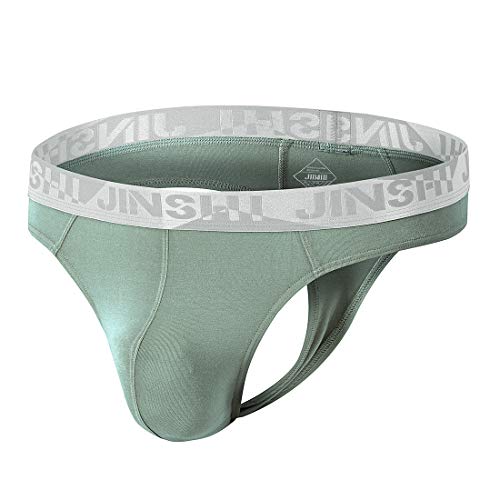 ZONBAILON Mens Thongs Underwear Showing Butt Hot Male Tong Bulk A-Thong Man Fashion Sexy G-String T-Back Undie