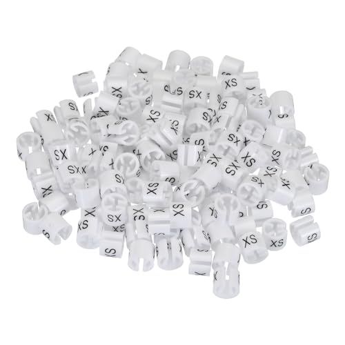 uxcell ߗރnK[}[J[ XSTCY^O 3.5mmbhɓK ߗރTCYnK[Nbv ߗޗpJ[R[fBOx zCg 160