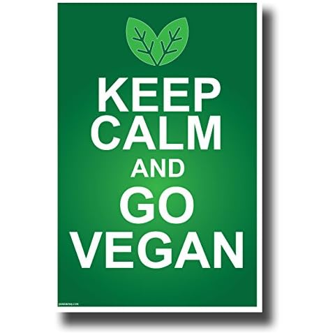 PosterEnvy Keep Calm and Go Vegan - NEW Health and Lifestyle POSTER Cover