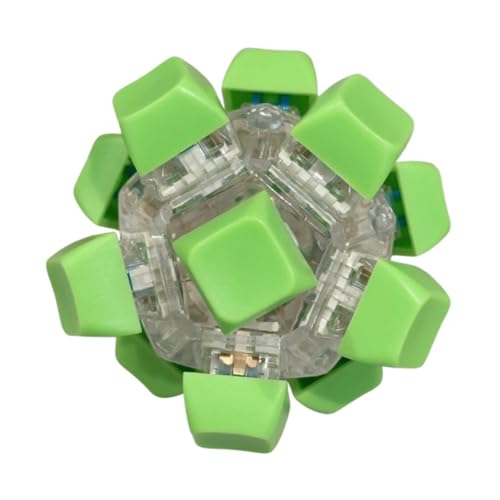 キーボードフィジェットフィンガーキーボードキーボードクリッカー感覚おもちゃのための作業時間, 明るい緑