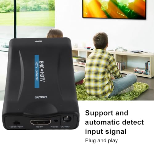 Convertidor BNC a HDMI adaptador de señal de vídeo para DVR CCTV 3