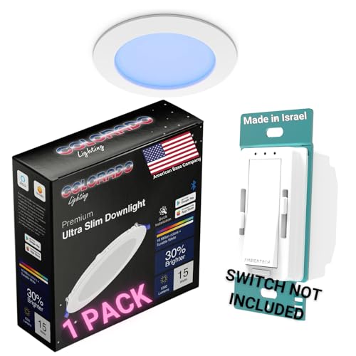 Colorado Lighting Smart Rgb Recessed Lights Without Smart Wall Switch cover