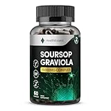 Soursop Graviola Fruit Extract Capsules, 15000mg High Strength Complex - Antioxidant & Immune Support - (2 Month Supply) - 60 Vegan Capsules by HealthEssent