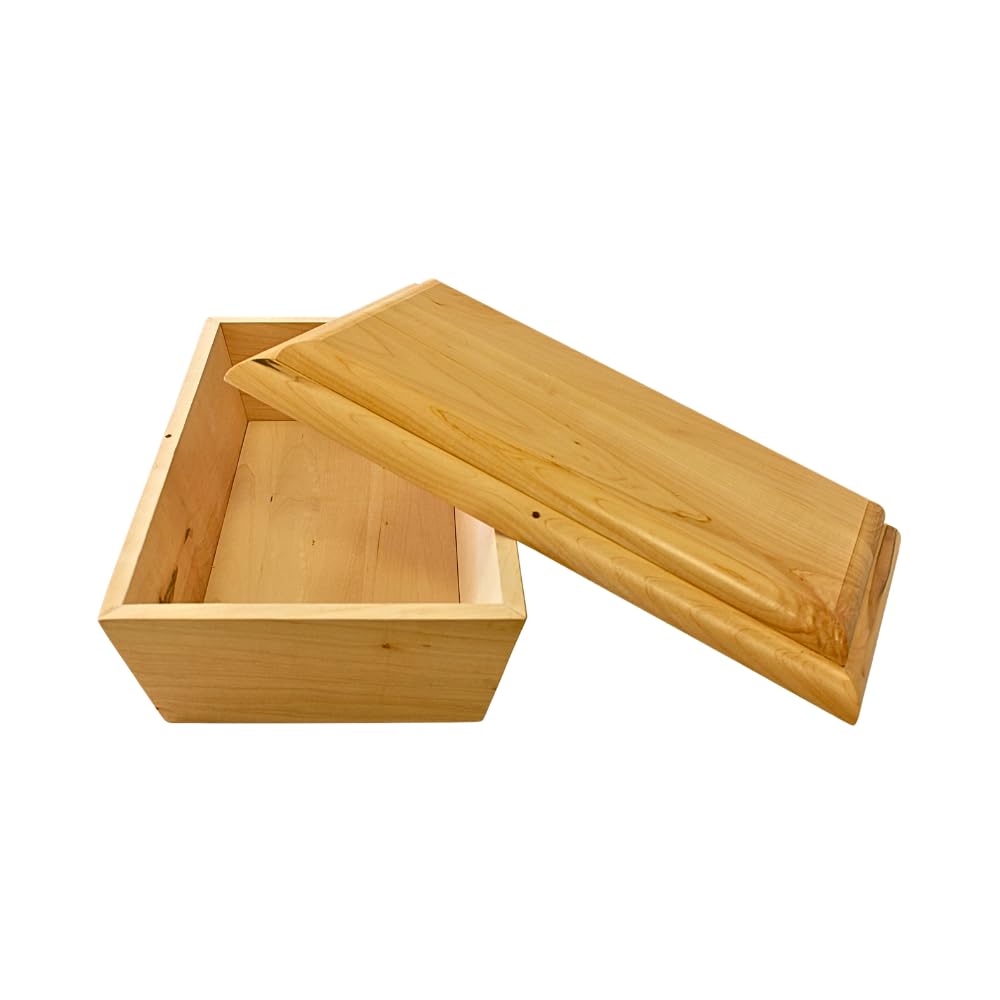 Hochwertiger würdevoller Eichenholzsarg für Kleintiere, Tiersarg, Hundesarg, Katzensarg, Kanninchensarg, Bestattungskiste massiv für Kleintiere aus Holz naturfarben, L/B/H 46 x 28 x 16 cm.