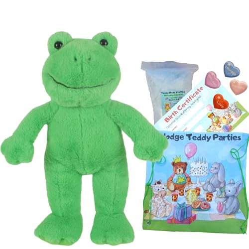 Peluche Rana - Kit para Hacer tu Propio Osito de Peluche - sin Costuras