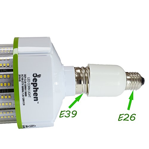 2-Pack E26 To E39 Adapter, Enlarge E26 To E39 Socket To Fit Mogul Base Bulbs, Light Base Converter (E39 Bulbs To E26 Bulbs), Lamp Socket Connector (The Female Is E39 & The Male Is E26) #TOP4