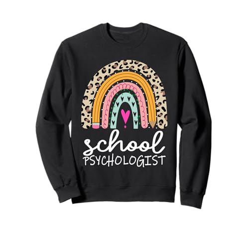 Psicólogo Escuela Rainbow Leopard Volver a la Escuela Profesor Sudadera