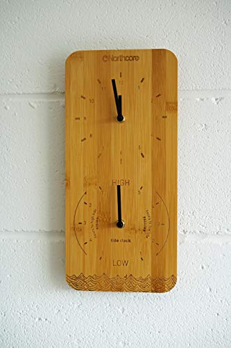 Northcore Time And Tide Bamboo Wall Clock #TOP3
