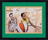 Framed Skylar Diggins-Smith Seattle Storm Autographed 16" x 20" Layup vs. Indiana Fever Photograph - Autographed College Photos