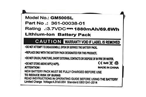 BORNMIO Replacement Battery for Garmin Zumo 660 Aera 510 Nuvi 500 Nuvi 550 Aera 500 Aera 550 Aera 560 Nuvi 510 Zumo 220 Zumo 600 Zumo 650 Zumo 660LM