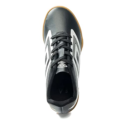 Chuteira Futsal, Beat Junior, Umbro, Infantil, Preto/Branco, 33