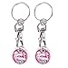 Price comparison product image UK Phoenix Trolley Token New £1 Coin Shape 12 Sided Shopping Cart Key Ring Release Shop Locker Keychain (2 x Best Friends)