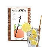 Especialmente estable: nuestros tubos son flexibles y son ideales para tu café, té, chocolate caliente, cóctel o té helado. Dependiendo de la aplicación, son estables hasta 60 minutos. Después de su uso, puedes disfrutar de tu pajita como aperitivo