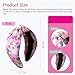 OCOUYVD Women Knotted Headband Easter Egg Pink Headband for Girls Elastic Non Slip Hairbands Color Holiday Hair Accessories Easter Decor Gifts Wide Headbands One Size Fits Most