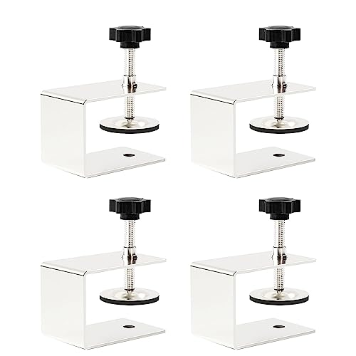 Acero inoxidable bandeja abrazaderas fijación clip titular para fijación facial 4 unids sujeción abrazaderas asistente herramienta bandeja instalación abrazadera