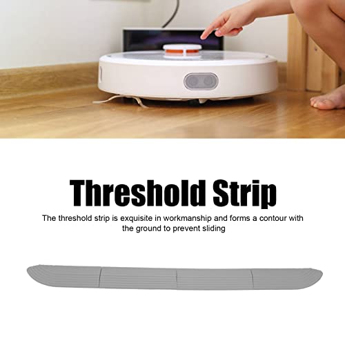 Liyes Sweeper Threshold Strip, Antislip Wear Resistant Door Sill Rubber for Wheelchair(grey) - Image 4