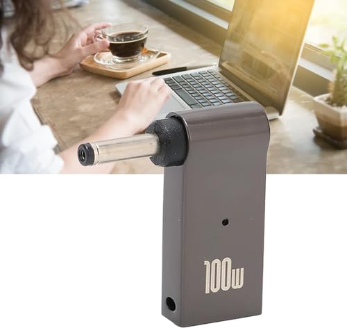 Image of Tobo USB C Female to DC Adapter, 90 Degree USB C to 3.5 x 1.35 mm, DC Barrel Jack Plug Converter, 100W 5A PD Portable Power Charger Connector for Laptop TD-1254CC