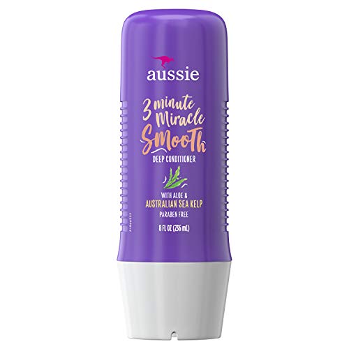 Aussie 3 Minute Miracle Smooth Conditioning Treatment 8 Fluid Ounce - Hair Smoothing Treatment (Pack of 6)