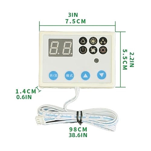 Panneau de commande de climatiseur LCD ensemble de panneaux avec accessoires de rechange - 5