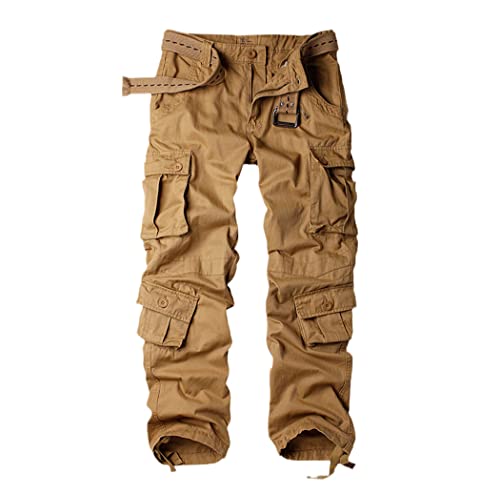 Pantalon cargo homme coton jaune fini le manque de place avec 8 poches