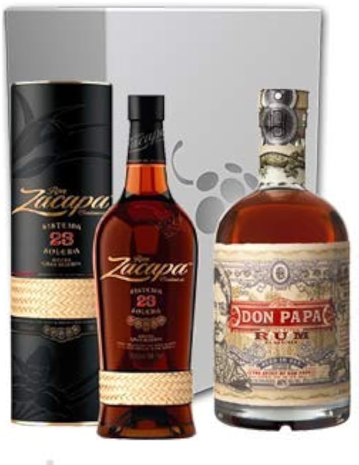 Vinaddict scatola rum don papa 7 anni zacapa 23 anni 700 millilitri 628