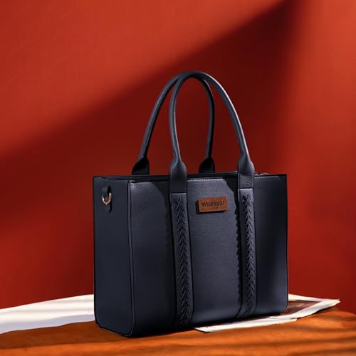 Image of Montana West x Wrangler Tote Bags Purses for Women Work Top-Handle Handbags with Strap