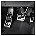 Car Pedals A4 B9 Fit For A5 F5 2016-2023 Fit For GAS Brake Rest Pedal Cover Stainless Steel Accessories(2Pcs AT)