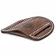 Tourbn TOURBON Ledertaschenmesserscheide für Gürtel EDC Holster Taschenmesser Werkzeugtasche Handgemachtes Geschenk, 9*1.5*11.5cm, Braun