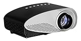 Simplebeam GP8S Mini Portable Multimedia LED Projector Home Cinema Theater Support PC VGA USB AV HDMI SD Card for Video Games TV Moive TXT Music