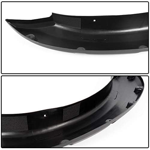 CROSSDESIGN Front Rear Fender Flares 4pcs Pocket Riveted Style Smooth Compatible with 1999-2007 Ford F250 F350 Super Duty Style Side Only (Does not fit Dually Models)