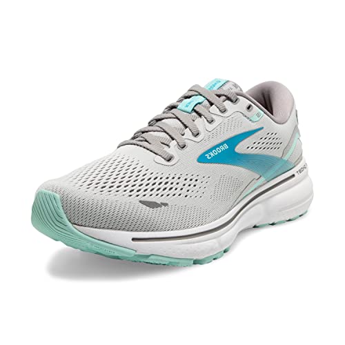 Brooks Women's Ghost 15 Neutral Running Shoe Grey/Blackened Pearl