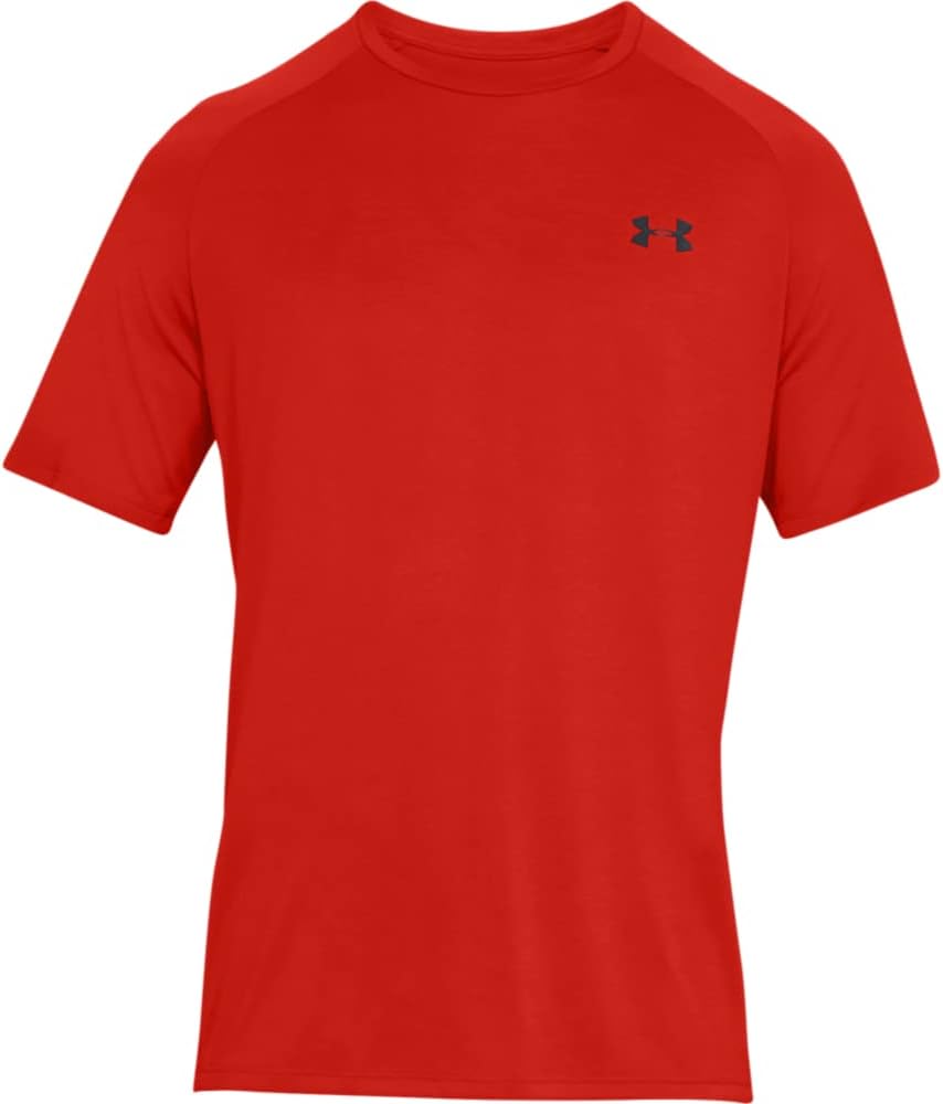 Under Armour Men's Tech 2.0 Short-sleeve T-shirt Standard Medium Radio Red (890)/Black