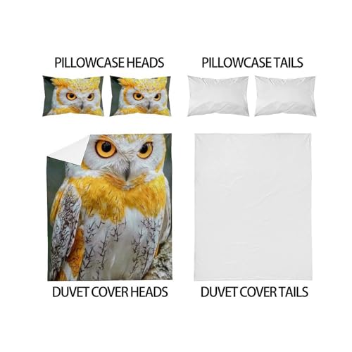 Housse de couette double Animaux Land en microfibre 3D - 4