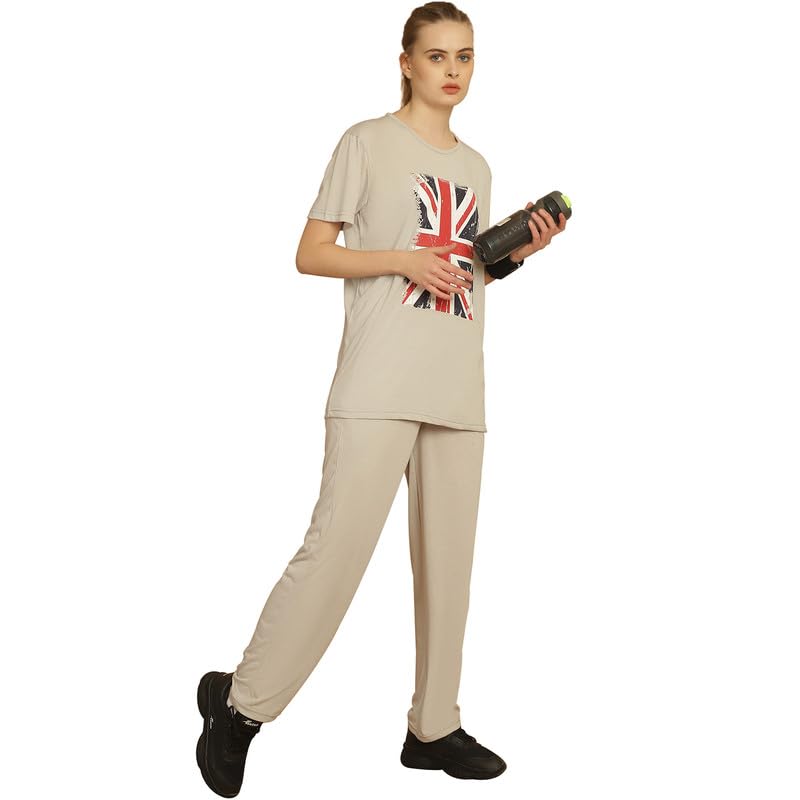 Image of Mack Jonney Cotton Printed CO-ORD Set Tracksuit for WOMEN