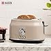 Haden 12 Cup Programmable Drip Coffee Maker Coffee Machine Bundled with Dorset 2 Slice Wide Slot Stainless Steel Toaster, Putty & Chrome
