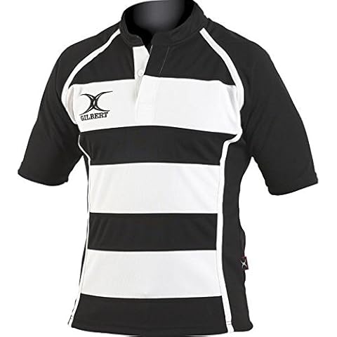 GILBERT Hooped Xact Camiseta Rugby Caballero Cover