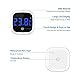 Brifit Mini Digital Aquarium Thermometer mit LED Display und Touchscreen - Hohe Präzision für Süßwasser und Marine Aquarien